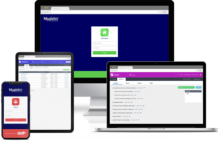 Software e app Magister Suite nei vadi device: tablet, smartphone, computer